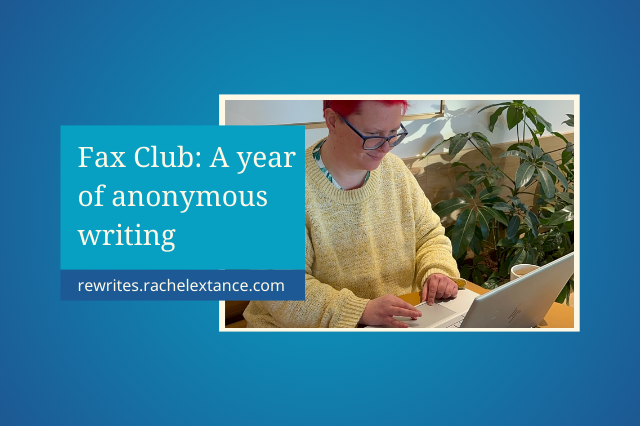 Fax Club: A year of anonymous writing